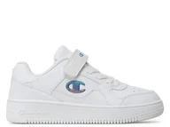 Buty dla dziewczynek - Buty dziecięce Champion S32491WW001 REBOUND LOW G PS Białe - miniaturka - grafika 1