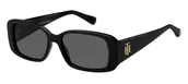 Okulary przeciwsłoneczne - Okulary TOMMY HILFIGER TH-1966-S-807. Okulary przeciwsłoneczne, Kolor czarny. Kobieta. - miniaturka - grafika 1