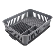 Suszarki do naczyń - Szary plastikowy ociekacz – Orion - miniaturka - grafika 1