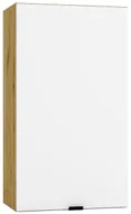 Szafki kuchenne - Górna szafka kuchenna 40 cm biały + dąb artisan P3-L44 - miniaturka - grafika 1