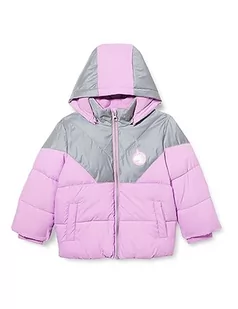 NAME IT Dziecięca kurtka puchowa NMFMAREN Odblaskowa kurtka buforowa, fioletowa Tulle, 86, Violet Tulle, 86 cm - Kurtki i płaszcze dla dziewczynek - miniaturka - grafika 1