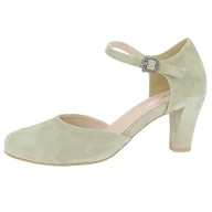 Czółenka - Hirschkogel Damskie czółenka, pastelowa zieleń, 40 EU, pastelowy zielony, 40 EU - miniaturka - grafika 1