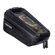 Sakwy rowerowe - Torba rowerowa na ramę FOREVER Snake Track ST03 Czarny - miniaturka - grafika 1