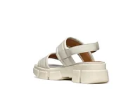 Moda i Uroda OUTLET - Geox Damskie sandały D LISBONA A Wedge, piaskowe, 39 EU, Sand, 39 eu - miniaturka - grafika 1