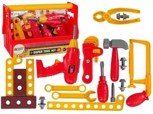 Zestaw narzędzi w skrzynce Leantoys - Mały majsterkowicz - miniaturka - grafika 1