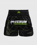 Kimona, stroje i obuwie - Venum Spodenki Muay Thai Training Camp 4.0 Black/Neon Green M - miniaturka - grafika 1