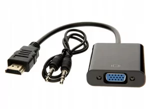 Unitek Konwerter mini/micro HDMI na VGA + audio, Y-6355 Y-6355 - Adaptery i przejściówki - miniaturka - grafika 3