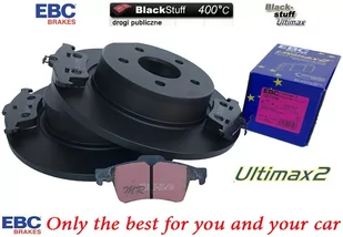 Tylne klocki Ultimax2 + tarcze hamulcowe 280mm EBC seria Premium Ford Kuga 2013-2016 - Tarcze hamulcowe - miniaturka - grafika 1