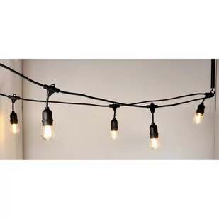 Girlanda ogrodowa LED FIORI ozdobna 20m + 20 żarówek barwa ciepła na taras - Lampy ogrodowe - miniaturka - grafika 1