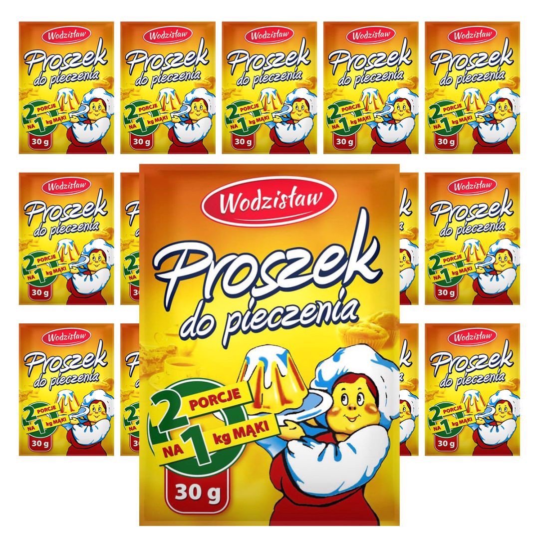 Wodzisław Proszek do pieczenia 30 g x 15 sztuk