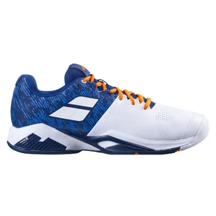Buty tenisowe Babolat Propulse BLAST AC M, Biało/Granatowy - Buty sportowe męskie - miniaturka - grafika 1