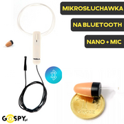 Podsłuchy - Mikrosłuchawka NANO Bluetooth BT01N na egzamin - miniaturka - grafika 1