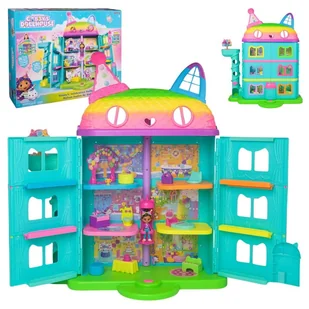 Spin Master Koci Domek Gabi Nowy Tęczowy Koci Domek + Figurka Gabi 3+ - Figurki dla dzieci - miniaturka - grafika 1