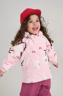 Kurtki i płaszcze dla dziewczynek - Reima kurtka przeciwdeszczowa dziecięca Hete kolor różowy - miniaturka - grafika 1