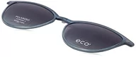 Okulary przeciwsłoneczne - MODO & ECO Livigno Clip On damskie okulary przeciwsłoneczne, niebiesko-szare/srebrne, 66, Blue Grey / Silver - miniaturka - grafika 1