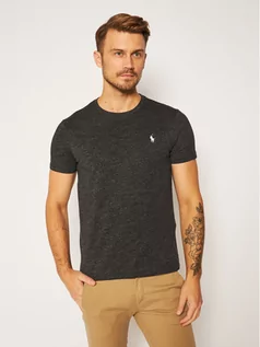 Koszulki męskie - Ralph Lauren Polo T-Shirt Classics 710671438164 Czarny Slim Fit - grafika 1