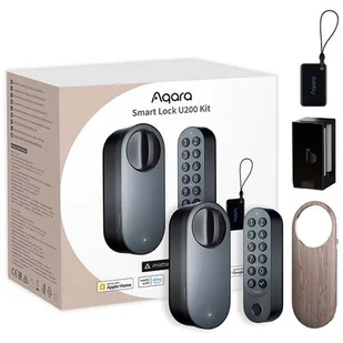 Zamek szyfrowy AQARA Smart Lock U200 Kit Czarny - Systemy inteligentnych domów - miniaturka - grafika 1
