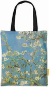 Torby i wózki na zakupy - Torba na ramię Kwitnący migdałowiec Vincent Van Gogh-+K - miniaturka - grafika 1