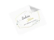 Akcesoria do okularów - Ściereczka do okularów z imieniem na dzień babci - 1 szt. - miniaturka - grafika 1