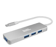 Huby USB - Silver Monkey USB-C 4x USB 3.0 (Silver) - miniaturka - grafika 1