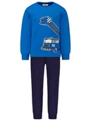 Piżamy chłopięce - Salt and Pepper Piżama w kolorze niebiesko-granatowym - miniaturka - grafika 1