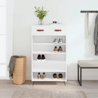 Skrzynie ogrodowe - vidaXL Szafka na buty, biała, 60x35x105 cm, materiał drewnopochodny - miniaturka - grafika 1