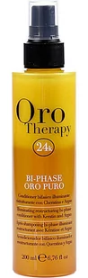 Fanola Oro Therapy Puro odżywka z olejkami 2-fazowa bez spłukiwania 200ml 14035 - Odżywki do włosów - miniaturka - grafika 1