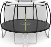 Trampoliny - Trampolina Ogrodowa Premium Dla Dzieci 435Cm (14Ft) Z Siatką Wewnętrzną I Drabinką - miniaturka - grafika 1