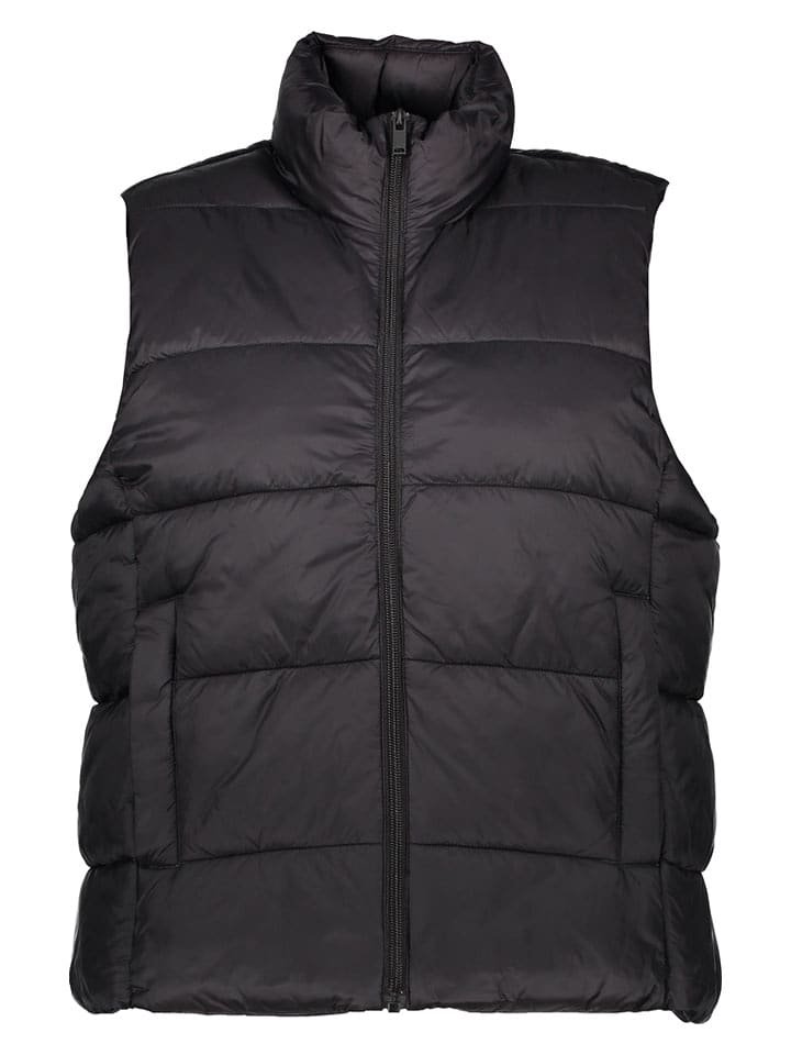 Vero Moda Kamizelka pikowana w kolorze czarnym