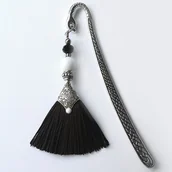 Zakładki do książek - Biały jadeit - elegancka zakładka - miniaturka - grafika 1