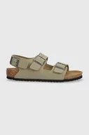 Sandały damskie - Birkenstock sandały dziecięce Milano kolor beżowy 1023440 - miniaturka - grafika 1