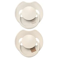 Smoczki uspokajające - Lovi Smoczek silikonowy dynamiczny 18m+ Prime Coconut/Ivory 2 szt. - miniaturka - grafika 1