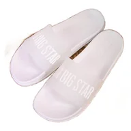 Klapki i japonki damskie - Klapki damskie basenowe białe Big Star FF274A199 - miniaturka - grafika 1