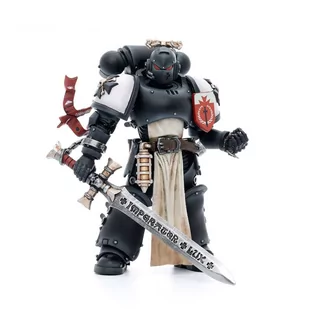 Figurka Warhammer 40K 1/18 Space Marines (Black Templars) - The Emperors Champion Rolantus - Figurki dla dzieci - miniaturka - grafika 1