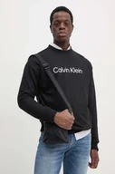 Bluzy męskie - Calvin Klein bluza bawełniana męska kolor czarny z nadrukiem K10K112956 - miniaturka - grafika 1