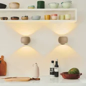 Lampy ścienne - Nordlux Kinkiet Belir up/down z wtyczką, brązowy - miniaturka - grafika 1