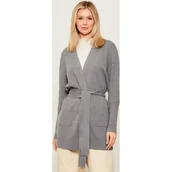 Swetry damskie - Joop! Kardigan Kardi | Regular Fit | z dodatkiem jedwabiu - miniaturka - grafika 1