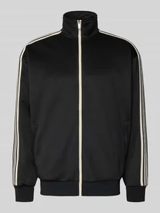 Bluza rozpinana o kroju regular fit z lampasami model ‘RIBER’ - Bluzy męskie - miniaturka - grafika 1