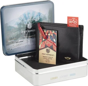 Peterson Kompaktowy portfel z ochroną RFID Peterson NoSize - Portfele - miniaturka - grafika 1