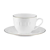 Filiżanki - Filiżanka Porcelanowa 250 Ml Mesyna Gold Villa Italia - miniaturka - grafika 1