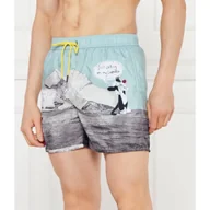 Kąpielówki męskie - Iceberg Szorty kąpielowe ICEBERG X LOONEY TUNES Regular Fit - miniaturka - grafika 1
