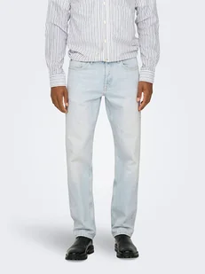 ONLY & SONS Dżinsy - Regular fit - w kolorze błękitnym - Spodnie męskie - miniaturka - grafika 1