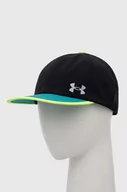 Czapki męskie - Under Armour czapka z daszkiem kolor czarny wzorzysta - miniaturka - grafika 1