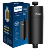 Filtry do oczyszczaczy powietrza - Philips Filtr prysznicowy czarny AWP1775BK/10 - miniaturka - grafika 1