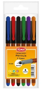 Toma Cienkopis Prymus 6 kolorów - Przybory szkolne - miniaturka - grafika 3