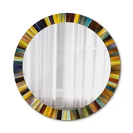 Lustra - Lustro Okrągłe Kolorowe promienie 80cm - miniaturka - grafika 1