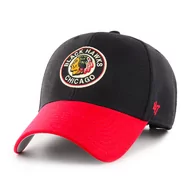 Czapki męskie - Męska czapka z daszkiem 47 Brand  NHL Chicago Blackhawks Vintage ’47 MVP - miniaturka - grafika 1