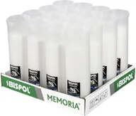 Lampiony i znicze - ZESTAW Wkłady do zniczy parafinowe BISPOL P400 95H 16szt. + Zapałki DABSTER_PL 38szt. - miniaturka - grafika 1