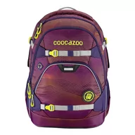 Plecaki szkolne i tornistry - Coocazoo ScaleRale Soniclights Purple system MatchPatch - miniaturka - grafika 1