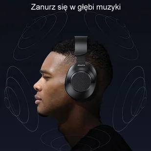 AWEI A997BL czarne - Słuchawki - miniaturka - grafika 9